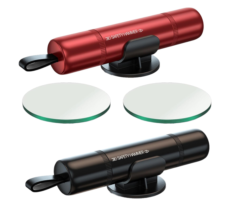 🔥 2u1 SIGURNOSNI ČEKIĆ ZA AUTO – RAZBIJAČ STAKLA + REZAČ POJASA 🔥