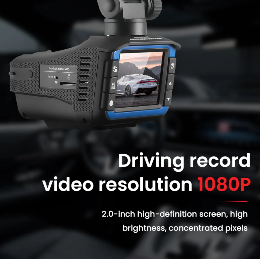 🔥 2u1 AUTO KAMERA + RADAR DETEKTOR – SIGURNOST I KONTROLA U VOŽNJI 🔥