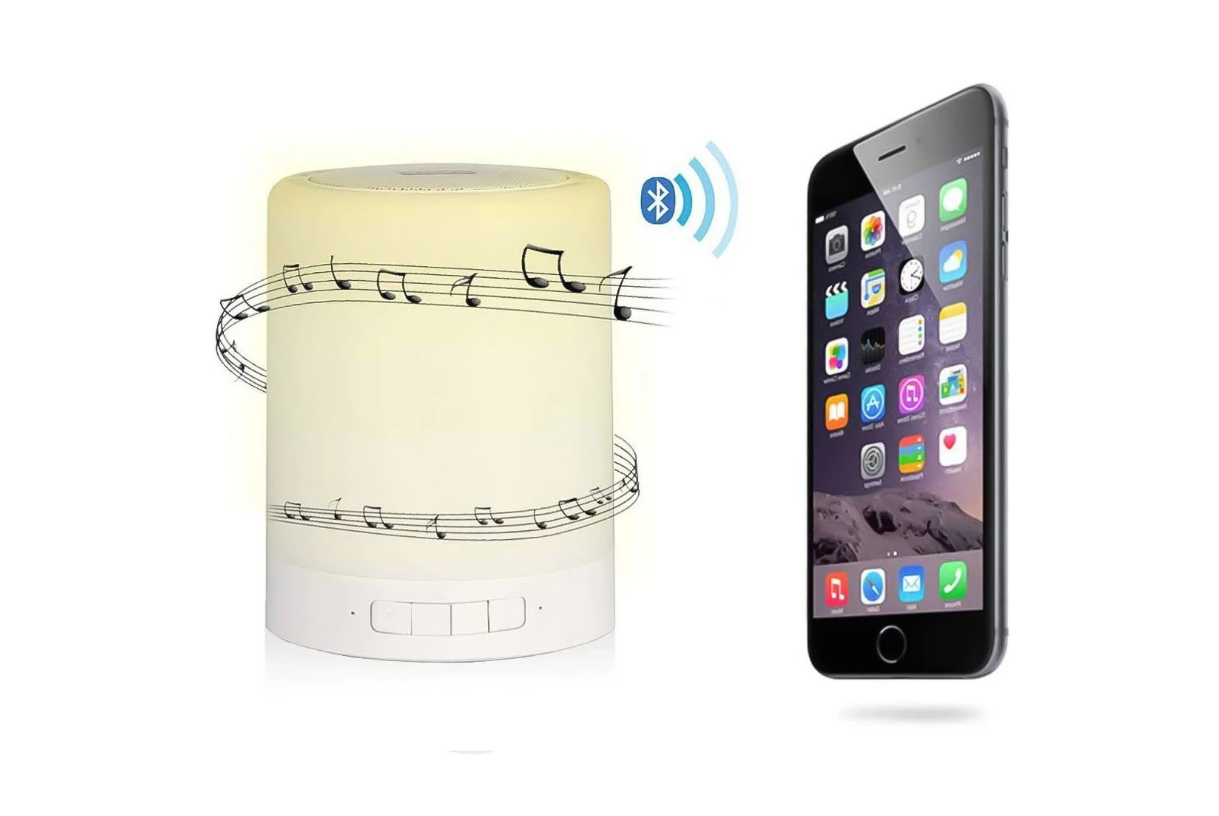 🔥 SMART TOUCH LED LAMPA + BLUETOOTH ZVUČNIK – MUZIKA I ROMANTIČNO SVJETLO U JEDNOM 🔥