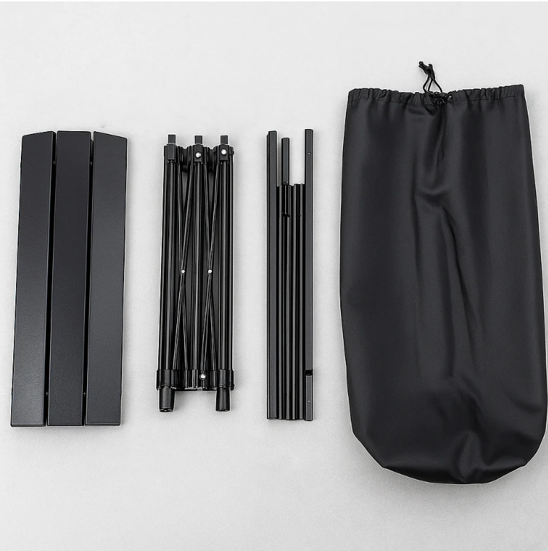 🏕 SKLOPIVI KAMP STO OD KARBONSKOG ČELIKA – IDEALAN ZA KAMP, PIKNIK I ROŠTILJ 🏕