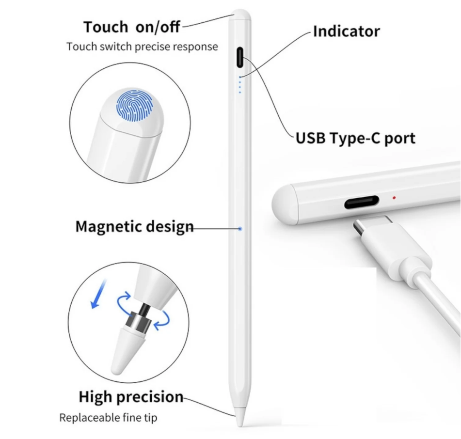 ✍️ Active Stylus Pen – Preciznost kao na papiru!