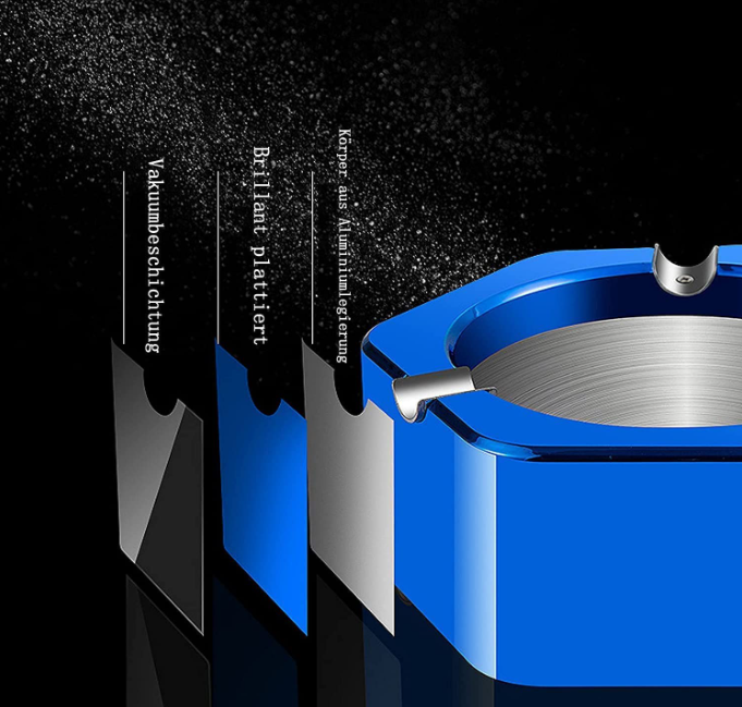 🔥🚬 RETRO METALNA PEPELJARA SA UPALJAČEM – 2u1 LUKSUZNI DIZAJN