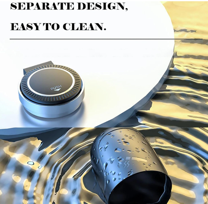 🚗🚬 AUTO PEPELNICA SA LED SVJETLOM I POKLOPCEM – BEZ MIRISA