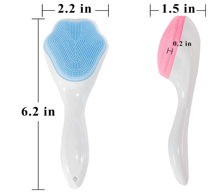 ✨ Piyl Facial Cleansing Brush – Silikonska četka za dubinsko čišćenje lica (2 kom)