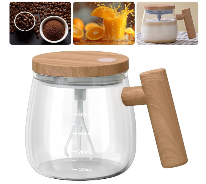 ☕ Self Stirring Mug – Električna šolja koja sama miješa napitke (400 ml)