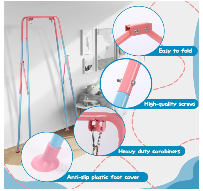 🎠✨ DJEČIJA LJULJAŠKA S METALNOM KONSTRUKCIJOM 3u1 – RASTE ZAJEDNO SA DJETETOM ✨🎠