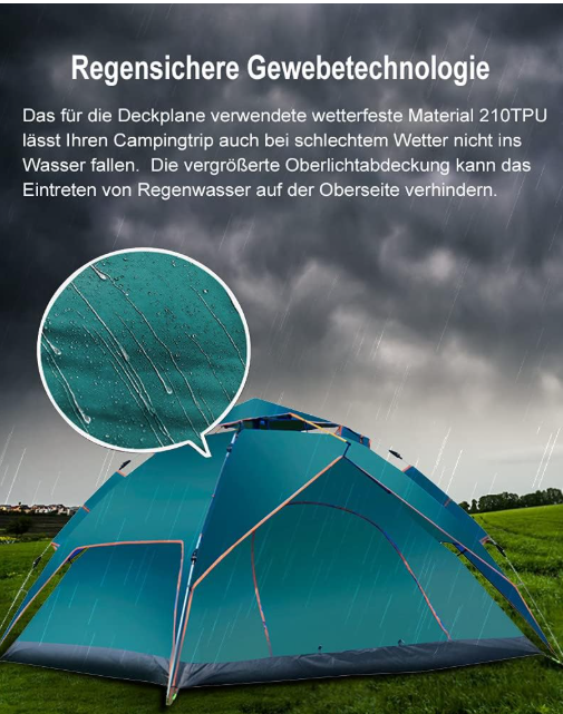 ⛺🔥 AUTOMATSKI KAMPING ŠATOR ZA 2–3 OSOBE (POP-UP) 🔥⛺