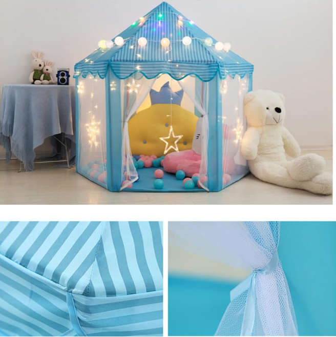 👑 PRINCESS ŠATOR ZA DJEVOJČICE – BAJKOVITI DVORAC SA LED SVJETLIMA! ✨💖