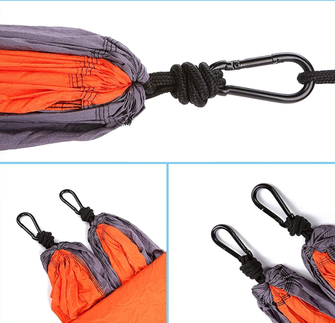 🌴 DOUBLE CAMPING HAMMOCK – NOSIVOST 300KG, SAVRŠEN ZA RELAKSACIJU BILO GDJE! 🏕️🔥