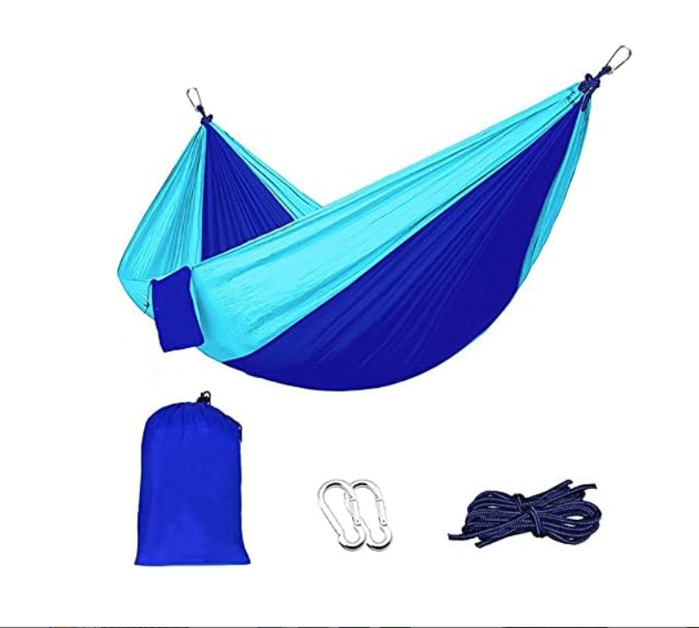 🌴 DOUBLE CAMPING HAMMOCK – NOSIVOST 300KG, SAVRŠEN ZA RELAKSACIJU BILO GDJE! 🏕️🔥