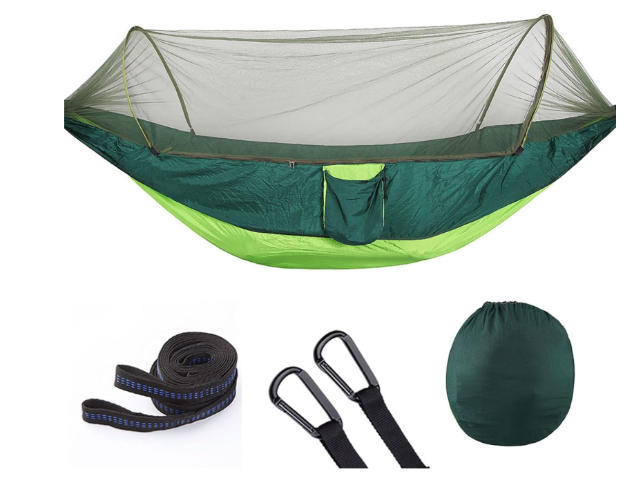 🦟🌴 HAMMOCK SA MREŽOM PROTIV KOMARACA – SPAVAJ MIRNO BILO GDJE! 🏕️🔥