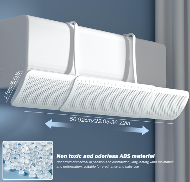 ❄️🌬️ AC DEFLEKTOR ZA KLIMU – KONTROLA ZRAKA I MAKSIMALNA UDOBNOST! 🔥