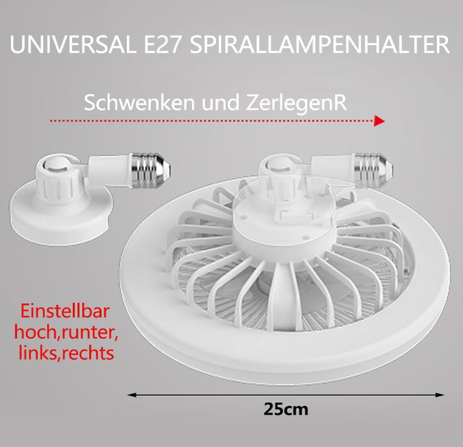 💡🌬️ PLAFONSKI VENTILATOR SA LED SVJETLOM – 2U1 HLADNOĆA I OSVJETLJENJE! 🔥
