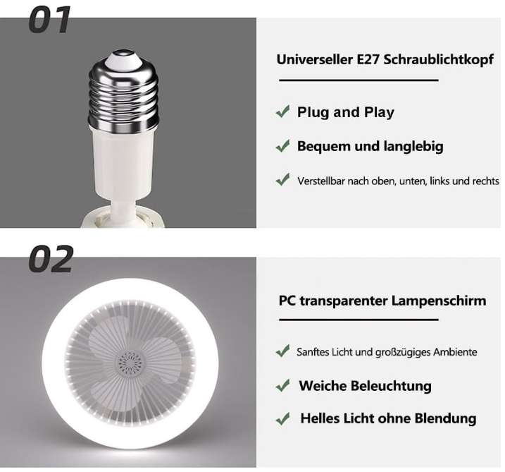💡🌬️ PLAFONSKI VENTILATOR SA LED SVJETLOM – 2U1 HLADNOĆA I OSVJETLJENJE! 🔥