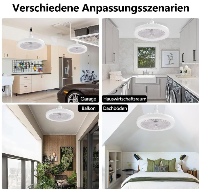 💡🌬️ PLAFONSKI VENTILATOR SA LED SVJETLOM – 2U1 HLADNOĆA I OSVJETLJENJE! 🔥