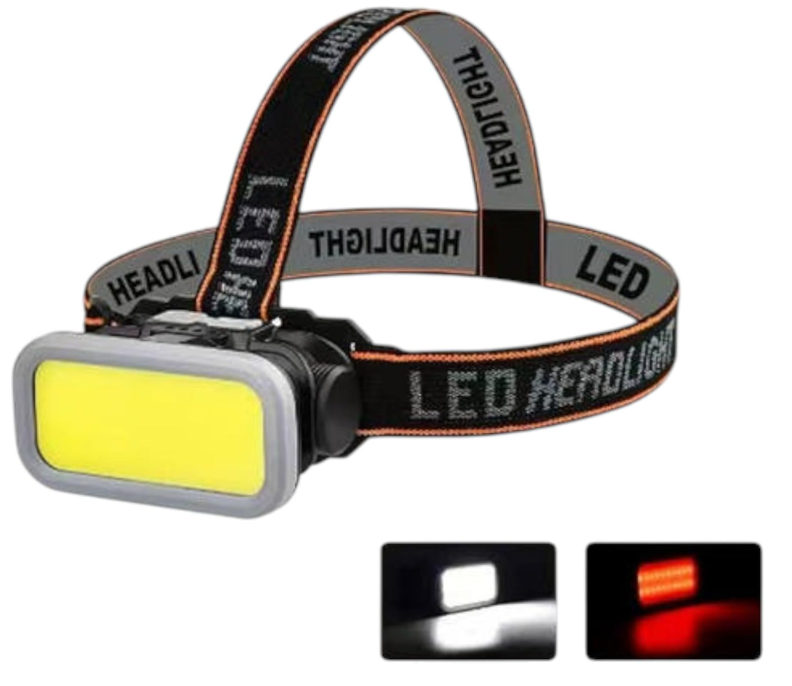 🔦 LED NAGLAVNA LAMPA KX-309 – BIJELO + CRVENO SVJETLO | ULTRA LAGANA + USB-C!