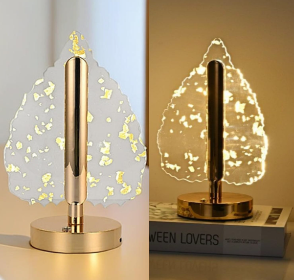 🍃✨ 3D GOLD LEAVES LED LAMPA – LUKSUZNI DODIR PRIRODE U TVOM DOMU!