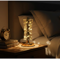 ✨💎 MODERN GOLD FLAKE CRYSTAL LED LAMPA – ELEGANCIJA KOJA OSVAJA NA PRVI POGLED!