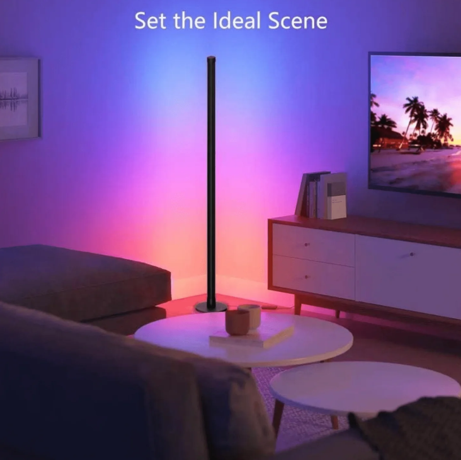 🌈✨ RGB CORNER LED LAMPA (1.2M) – MUSIC SYNC + DALJINSKI | GAMING ATMOSFERA!