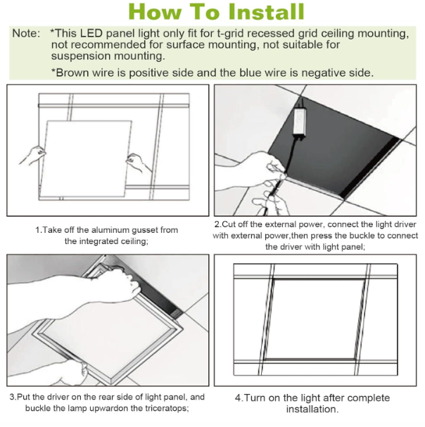 💡🏢 LED PANEL 60x60 48W – 5800LM | PROFESIONALNO BIJELO SVJETLO (7500K)