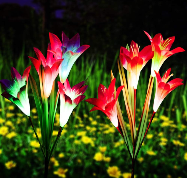 🌸✨ SOLARNE LED LILY LAMPE (2 KOM) – MAGIČNO DVORIŠTE BEZ STRUJE!