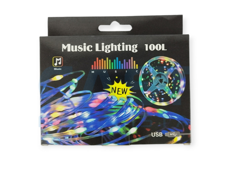 🌈 LED TRAKA 10M (LA211) – MUZIKA + USB + MULTICOLOR 🌈