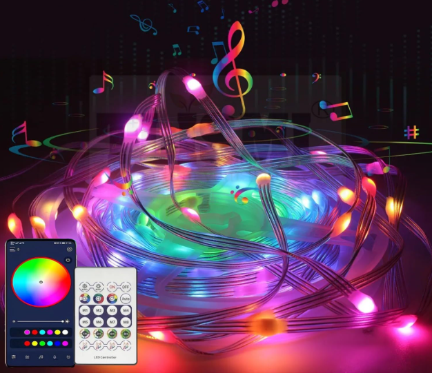 🌈 LED TRAKA 10M (LA211) – MUZIKA + USB + MULTICOLOR 🌈