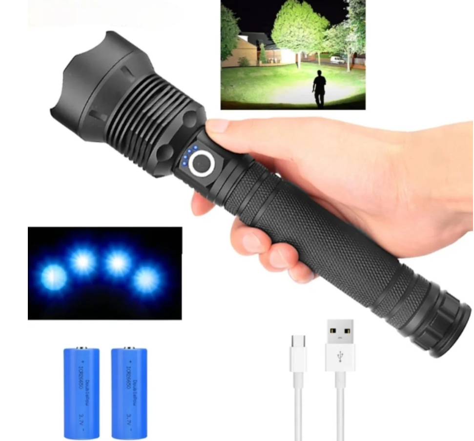 🔦 SUPER BRIGHT LED LAMPA 1,200,000 LM – XHP70 🔥