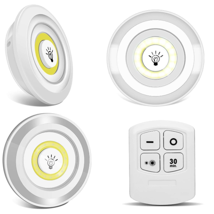 💡 MINI LED LAMPICE SA DALJINSKIM – SET 3 KOM 💡