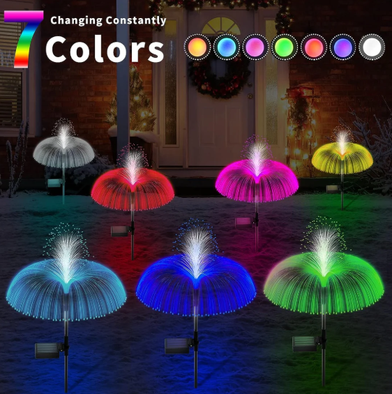 🌈 SOLARNE DEKORATIVNE LAMPE – 7 BOJA 🌿