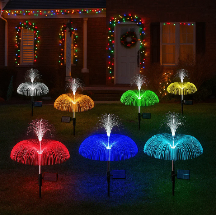 🌈 SOLARNE DEKORATIVNE LAMPE – 7 BOJA 🌿