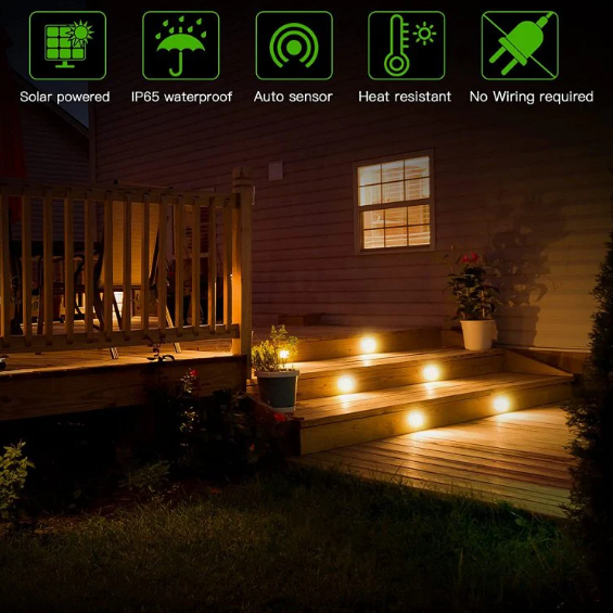 🌟 SOLARNE DISK LAMPE – SET 4 KOM 🌿