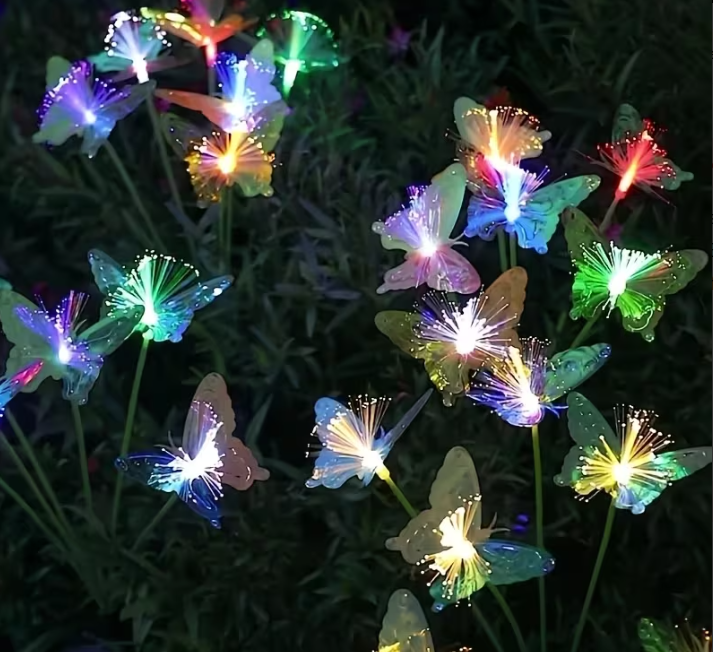 🦋 SOLARNE LED LEPTIR LAMPE – MAGIČNA BAŠTA 🌈