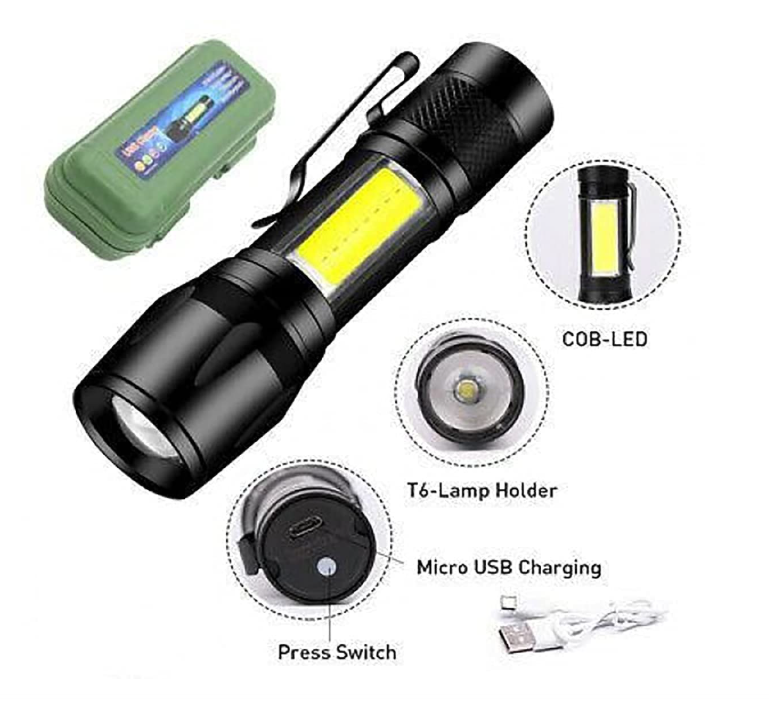 🔦 HEAVY DUTY LED LAMPA – USB PUNJIVA | 2U1 LAMPA + STOONA SVJETILJKA!