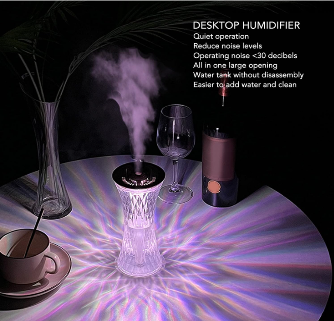 🌫 3U1 OVLAŽIVAČ + DIFUZER + NOĆNA LAMPA – SVJEŽ ZRAK I ATMOSFERA U JEDNOM!