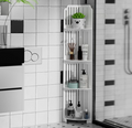 🚿 USKI KUTNI ORMAR 4 ETAŽE – MAKSIMALNO ISKORISTI SVAKI CENTIMETAR!