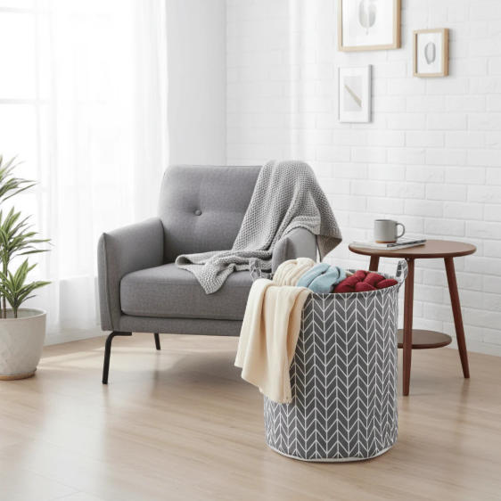 🧺 ELEGANTNA SKLOPIVA KORPA ZA VEŠ – RED I STIL U SVAKOM KUTKU!
