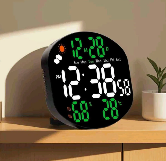 🔥 LED DIGITALNI SAT SA DALJINSKIM – KONTROLA VREMENA NA VIŠEM NIVOU!