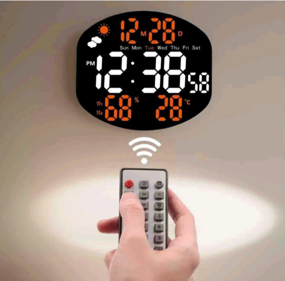 🔥 LED DIGITALNI SAT SA DALJINSKIM – KONTROLA VREMENA NA VIŠEM NIVOU!