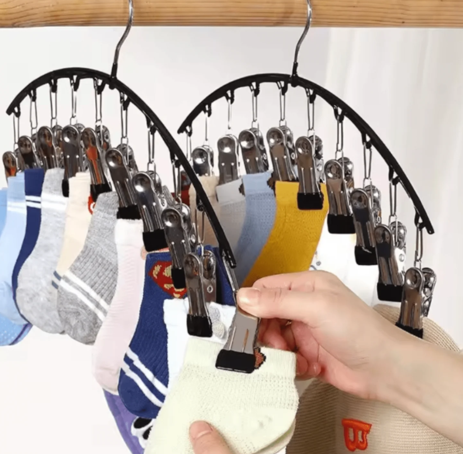 🧺 SET 2 VJEŠALICE SA 10 KOPČI – PRAKTIČNO, ČVRSTO I PAMETNO RJEŠENJE!