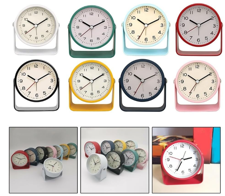 ⏰ VINTAGE TIHI STOLNI SAT SA KLATNOM – ELEGANCIJA KOJA PRIVLAČI POGLEDE!