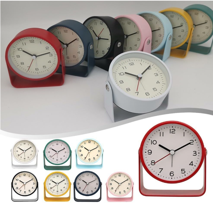 ⏰ VINTAGE TIHI STOLNI SAT SA KLATNOM – ELEGANCIJA KOJA PRIVLAČI POGLEDE!