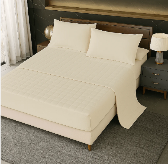 🛏️ VODONEPROPUSNI SET POSTELJINE (PLAHTA + JASTUČNICE + STEP DEKA)