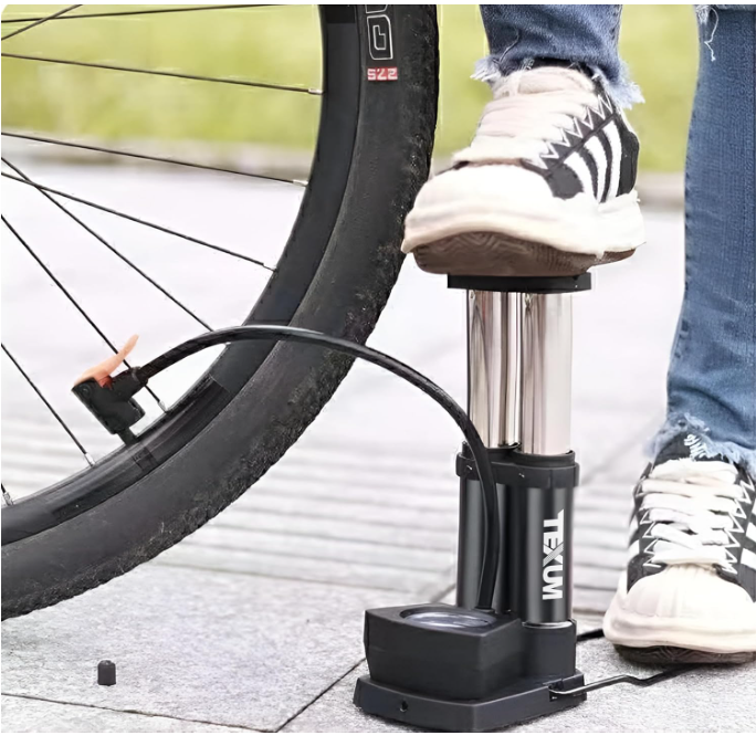 🚴♂️ DUPLA NOŽNA PUMPA ZA GUME (140 PSI) – SNAGA, PRECIZNOST I MOBILNOST!