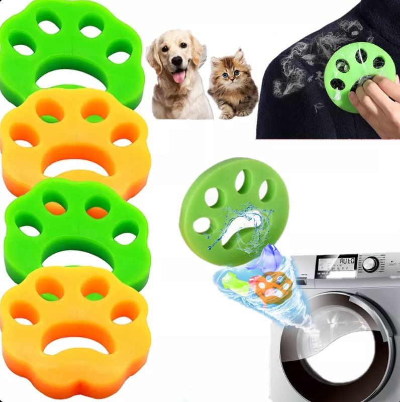 🐾 SAKUPLJAČ DLAKA ZA VEŠ – ČAROBNA GUMA PROTIV DLAKA LJUBIMACA! 🧺✨SET OD 5 KOMADA