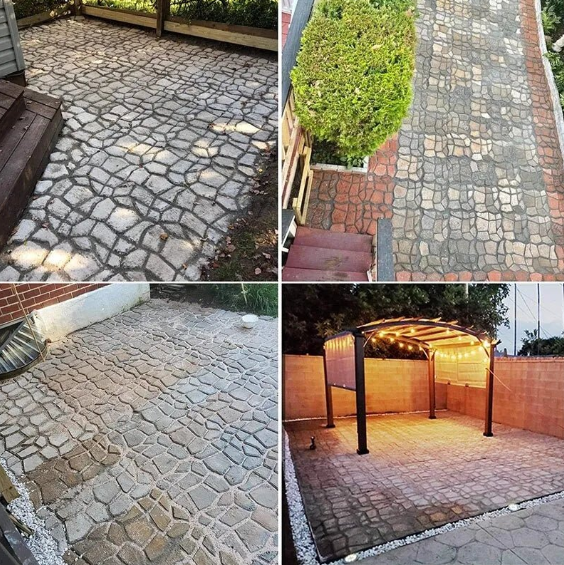 🧱 KALUP ZA BETONSKE PLOČE 50x50 CM – NAPRAVITE STAZE I TERASE KAO PROFESIONALAC! 🌿🔥