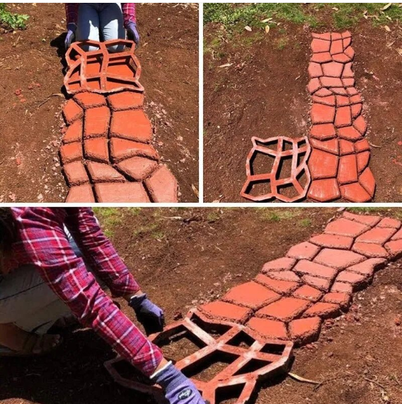 🧱 KALUP ZA BETONSKE PLOČE 50x50 CM – NAPRAVITE STAZE I TERASE KAO PROFESIONALAC! 🌿🔥