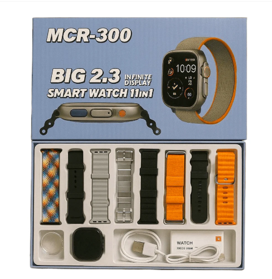⌚ 11u1 PAMETNI SAT MCR-300 – VRHUNSKA TEHNOLOGIJA I 11 DODATAKA U JEDNOM PAKETU! 🔥