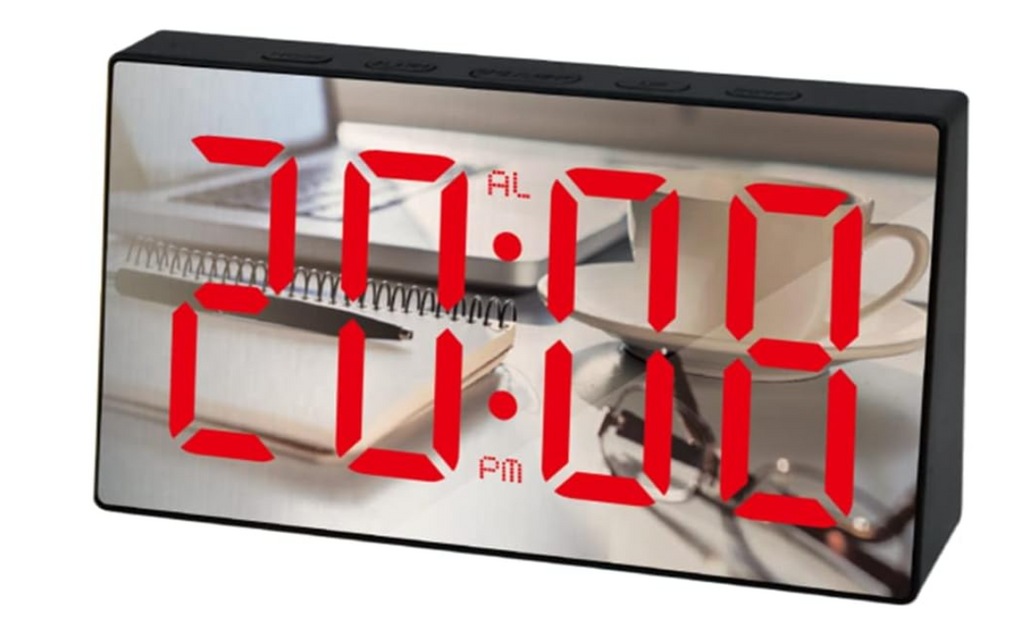 LED DIGITALNI SAT SA OGLEDALOM I ALARMOM ⏰✨