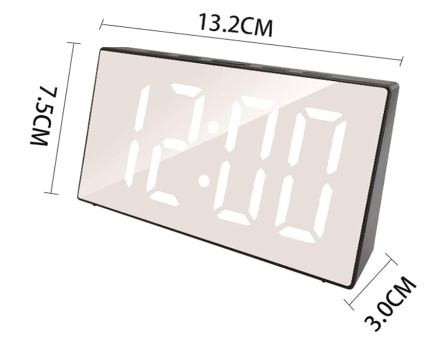 LED DIGITALNI SAT SA OGLEDALOM I ALARMOM ⏰✨